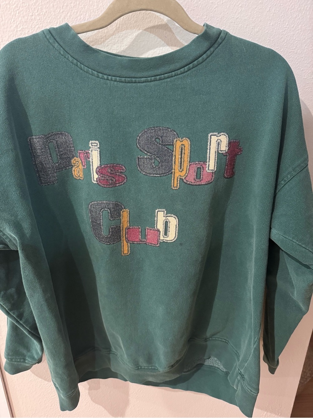 Vintage Paris Sports Club Sweatshirt - Graphic